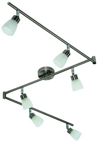 Candellux DROPS Bar Lamp 6x40W G9 Matt Nickel 96-84050