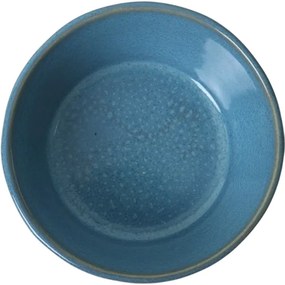 Súprava 6 kameninových misiek Facetta 12 cm, tyrkysová