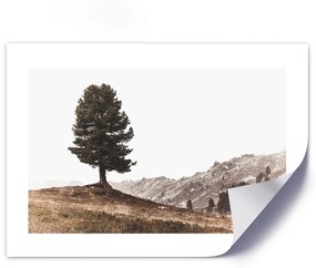 Gario Plagát Strom na kopcoch Farba rámu: Bez rámu, Veľkosť: 30 x 20 cm
