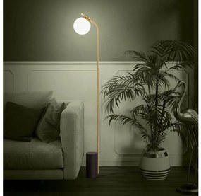 Eglo 39981 - Stojacia lampa BETULIA 1xE27/40W/230V zlatá