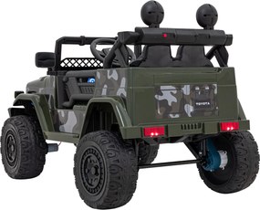 Ramiz Elektrické autíčko Toyota FJ Cruiser maskáčové + ovládač + pohon 4x4 + LED a audio + EVA kolesá + plynulý rozjazd