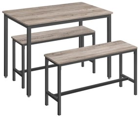 Jedálenský stôl s lavičkami KDT070B02