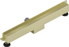 Mexen Flat Wall, sprchový žľab na stenu 2v1, 70 cm, zlatá matná, 1A30070