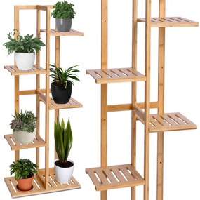 Stojan na kvety GUTREN bambusový 6 políc