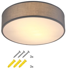 InternetovaZahrada Stropná lampa Ø38cm - sivá