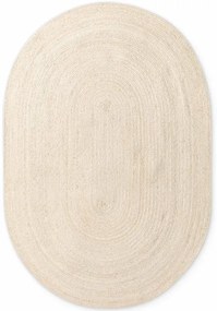 Koberec Hanse Home Jute Braided Rangpur naturálny / slonia kosť ovál