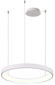 Azzardo Azzardo AZ5018 -LED Stmievateľný luster na lanku AGNES LED/48W/230V pr. 58 cm biela AZ5018