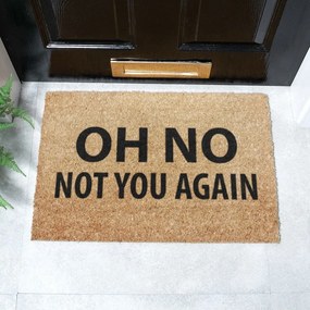 Rohožka z kokosového vlákna 40x60 cm Not You Again – Artsy Doormats