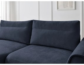 Tmavomodrá rohová pohovka Aden – Bobochic Paris