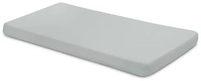 Sensillo Plachta do postieľky Jersey DELUXE 120 x 60 cm Jednofarebná Farba: Sivá