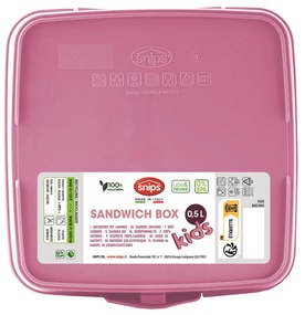 Ružový detský desiatový box Unicorn – Snips