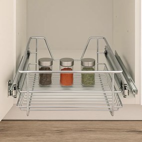 Teleskopická zásuvka do kuchyne, spálne, 40 cm