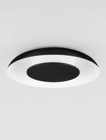 LED stmievateľné čierno-biele dizajnové stropné svietidlo Epos 40