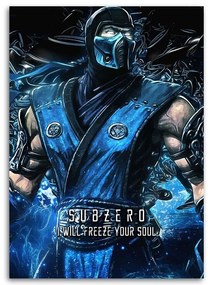Gario Obraz na plátne Hra Mortal Kombat Postava Sub-Zero - SyanArt Rozmery: 40 x 60 cm