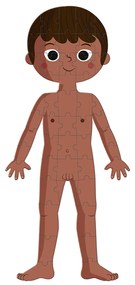 Vzdelávacie puzzle - Ľudské telo - 50, 75, 100 ks
