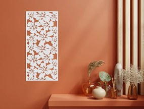 drevko Drevený obraz Ibištek Rozmer obrazu: 44,5 x 20,5 cm, Farba dekorácie: Čierna