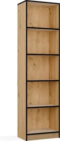 Knihovna R50 50 cm dub Artisan/černá