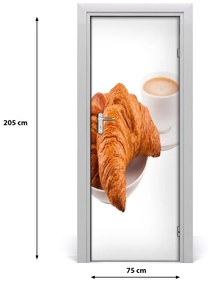 Fototapeta na dvere samolepiace raňajky 75x205 cm