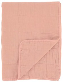 Chic Antique Prešívaný prehoz Aix Vintage Rose 180 × 130 cm