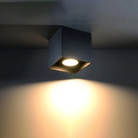 Sollux Lighting Stropné svietidlo QUAD 1 čierne
