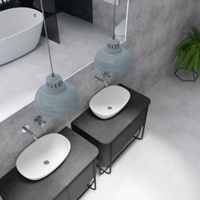 Luster na lanku SVEN 2xE27/15W/230V šedá