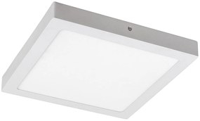 RABALUX LOIS LED stropný panel, 24W, denné biele svetlo, 30x30cm, štvorcový, biely