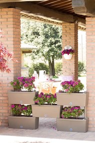 BAMA Sada zavlažovacích hrantíkov BRICK, hnedosivá