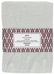 Záclona na šnurovanie AQUA polyester ecru 140x160 Merkury Home