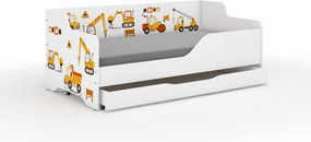 Wooden Toys Detská posteľ LILU 160x80 STAVEBNÉ NÁMESTIE – sada