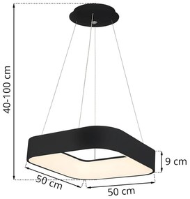 Závesné LED svietidlo Astro, 1x LED 24w, b