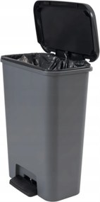Curver Odpadkový kôš COMPATTA 50 l, sivý