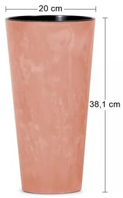Plastový kvetináč DTUS200E 20 cm - terakota