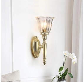 Elstead BATH-DRYDEN1-PB-LED Kúpeľňové nástenné svietidlo DRYDEN 1xG9/3W/230V IP44 zlaté