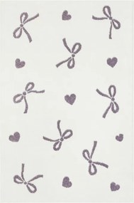 Koberec Lima M186A krémový / fialový