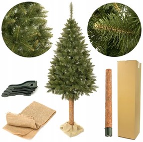 Dekorstudio Umelý Vianočný stromček na pni Smrek 160cm