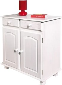 Komoda In-Lovi, bielená borovica