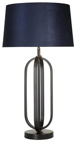 Searchlight EU91101AZ - Stolná lampa CHIC 1xE27/60W/230V modrá