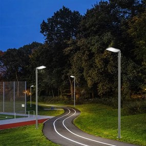Brilagi-LED vonkajšie svietidlo so stĺpom a káblom 3 m URBANLIGHT LED/100W/230V sivé IP65