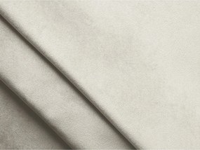 Béžová zamatová rohová pohovka (ľavý roh/s leňoškou) Lani – Makamii