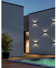 Brilagi - LED Solárne nástenné svietidlo SOLAR CUBE LED/2W/3,2V 1300 mAh IP54