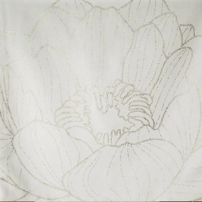 Dekorstudio Elegantný zamatový behúň na stôl BLINK 13 biely Rozmer behúňa (šírka x dĺžka): 35x220cm