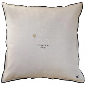 Cushion 50x50 Naturel Chambray Love without limits