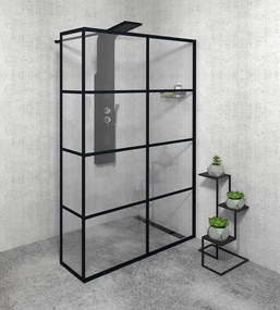 Gelco Gelco, CURE BLACK sprchová zástena 1100 mm, číre sklo, CB110
