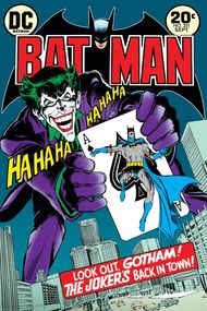 Plagát, Obraz - Batman - Joker back in the Town, (61 x 91.5 cm)
