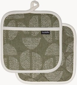 Bavlnené chňapky Splice Moss, 2 ks