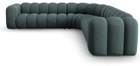 Tyrkysová ženilková modulárna rohová pohovka Lupine – Micadoni