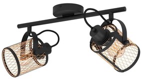 Eglo 43532 - Stropné bodové svietidlo DELLOW 2xE27/40W/230V