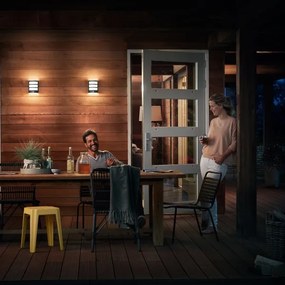 Philips-LED Vonkajšie nástenné svietidlo so senzorom PYTHON LED/6W/230V 2700K IP44