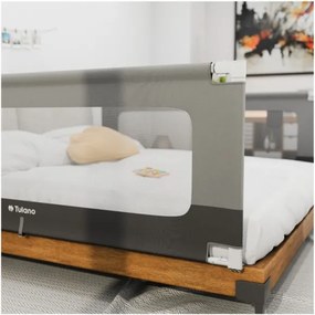 Bezpečnostná zábrana na posteľ Cover 40 sivá 200 cm