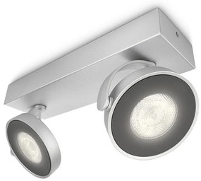 Philips 53172/48/16- LED Stmievateľné svietidlo MYLIVING CLOCKWORK 2xLED/4,5W/230V